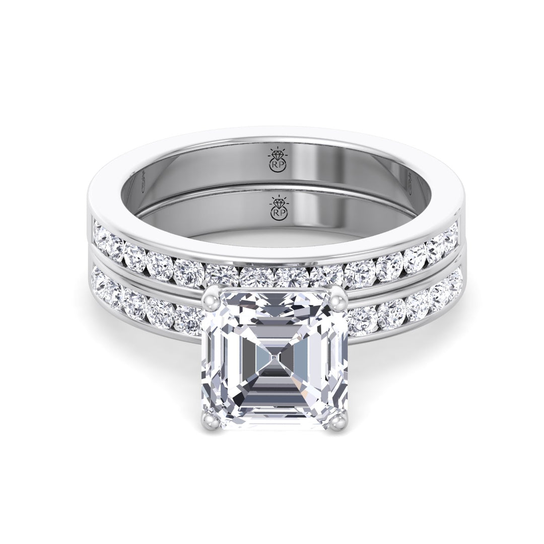 Channel Set Wedding Band (O.65CT)