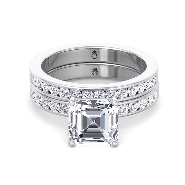 Channel Set Wedding Band (O.65CT)