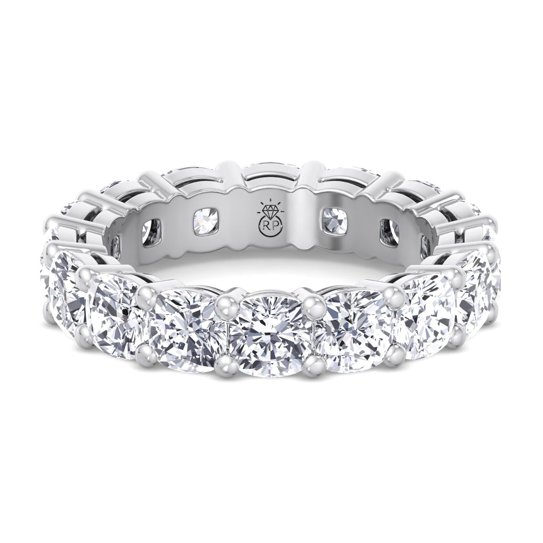 Cushion Cut   Eternity Band