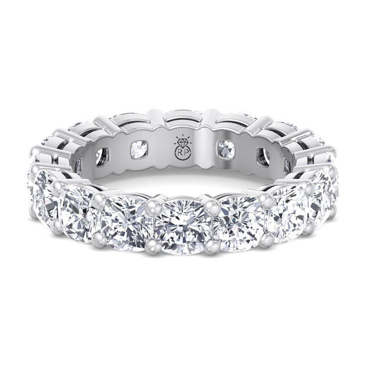 Cushion Cut   Eternity Band