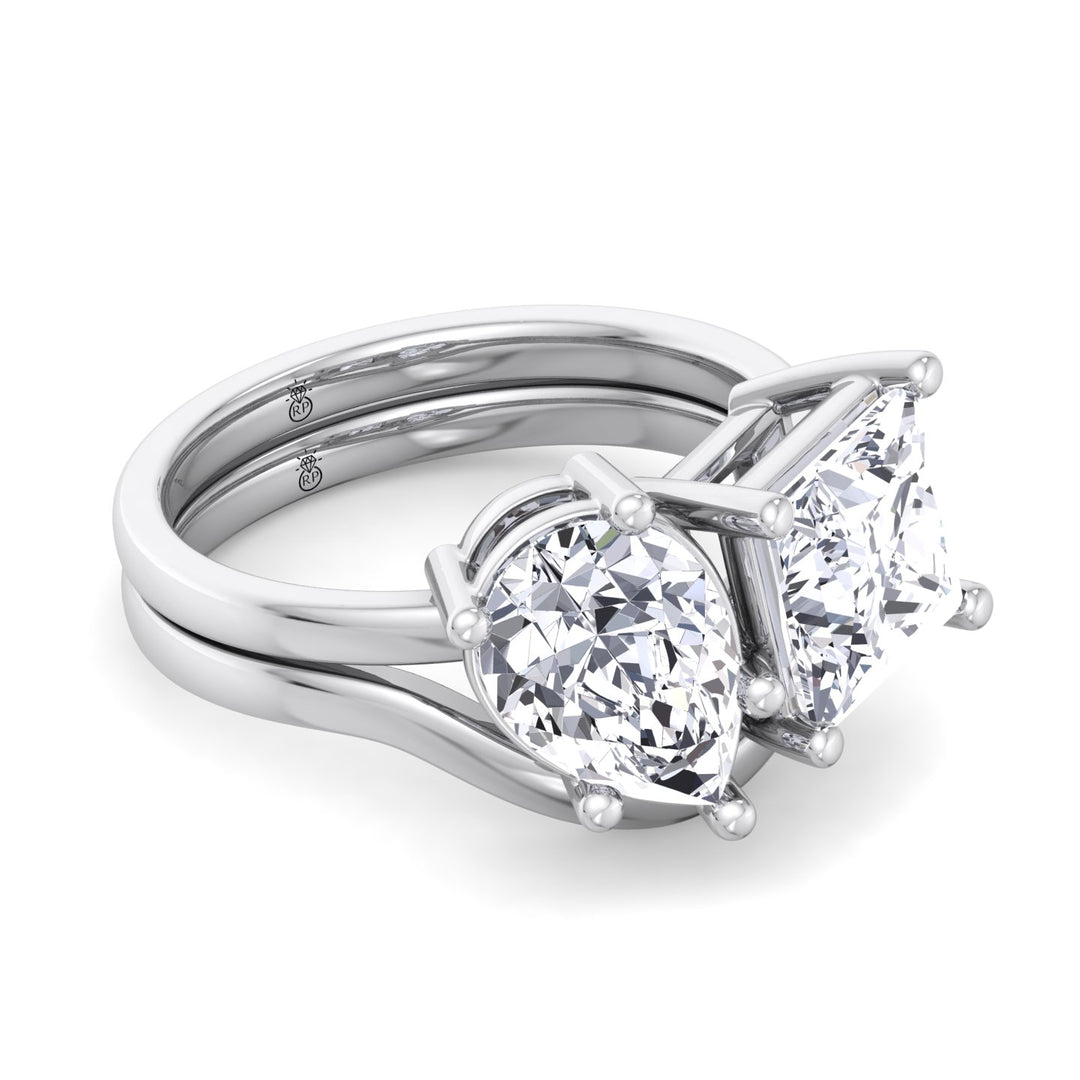 3mm Plain Wedding Band with Curve