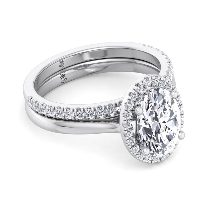 Matching Pave Wedding Band (0.16 CT)