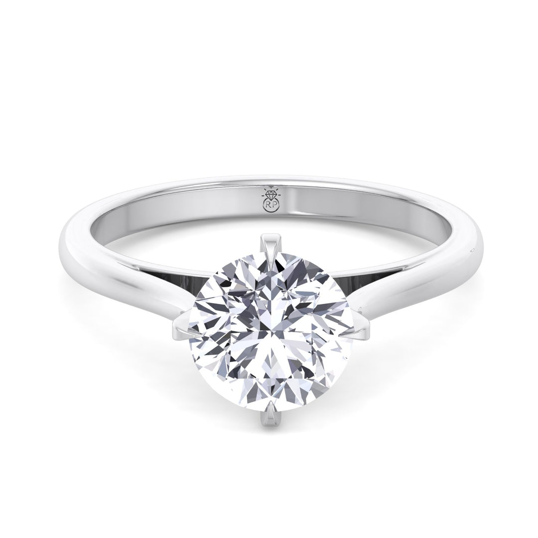 Round Cut Solitaire Engagement Ring
