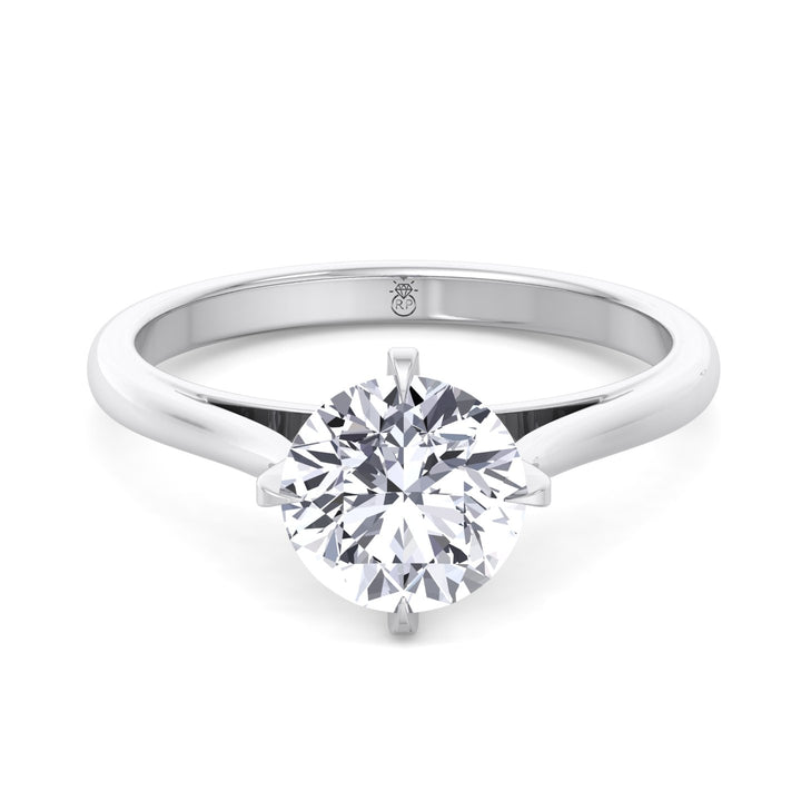 Round Cut Solitaire Engagement Ring