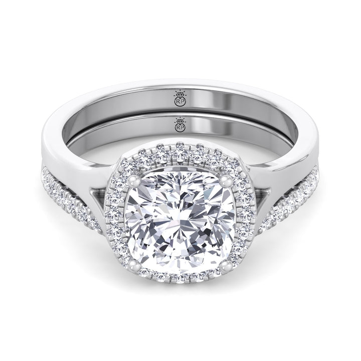Stackable Pave Wedding Band with Curve (0.16 CT)