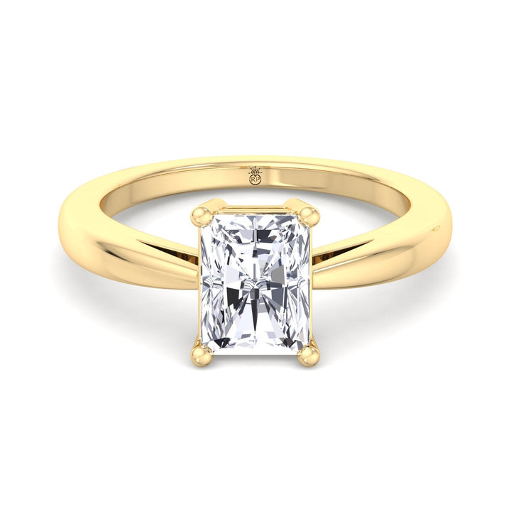Radiant Cut Solitaire Engagement Ring