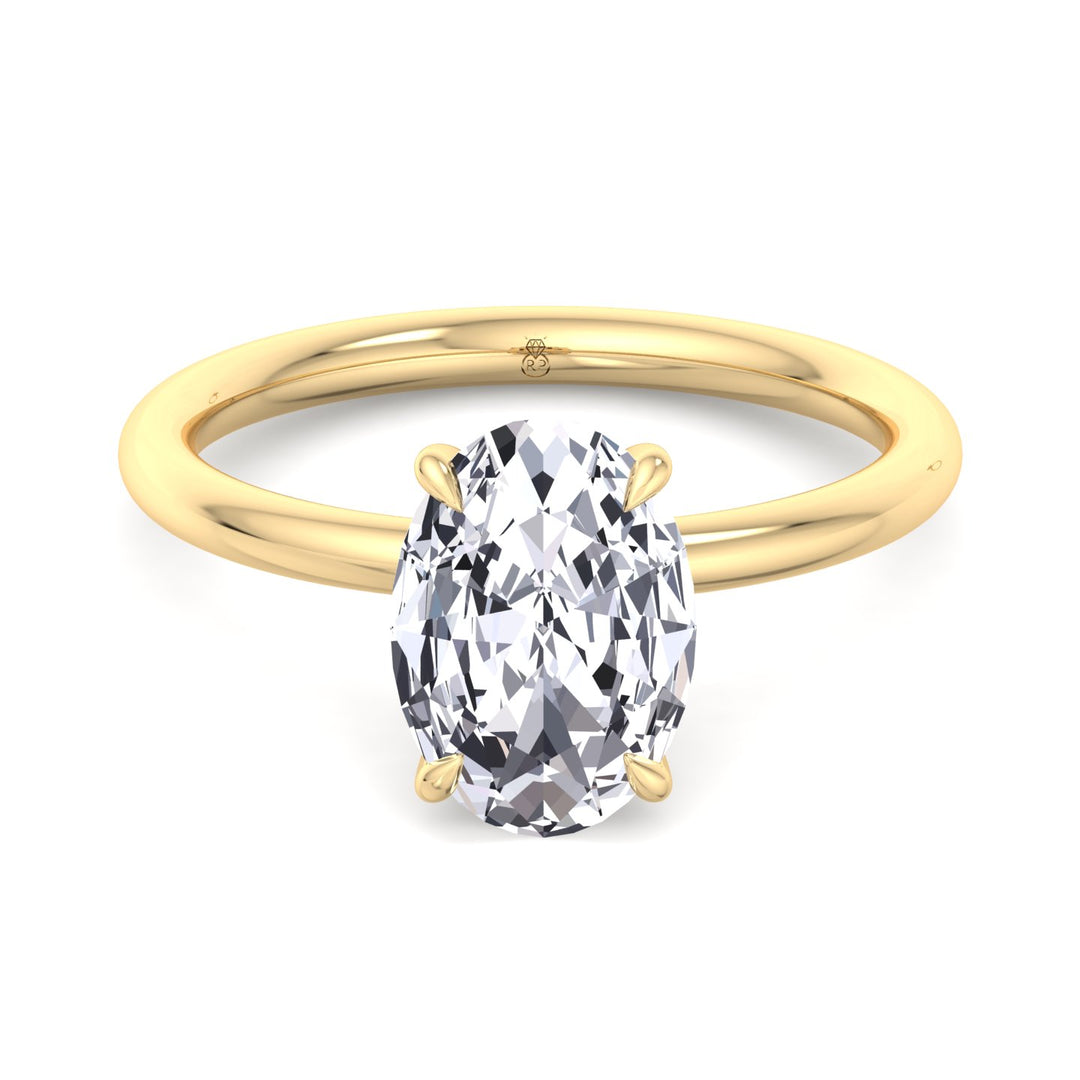 Oval Cut Solitaire Engagement Ring