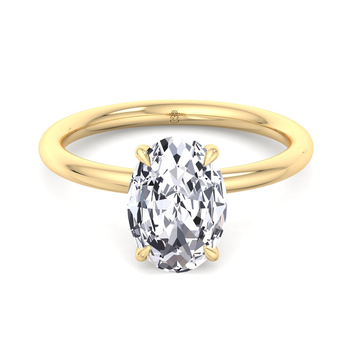 Oval Cut Solitaire Engagement Ring