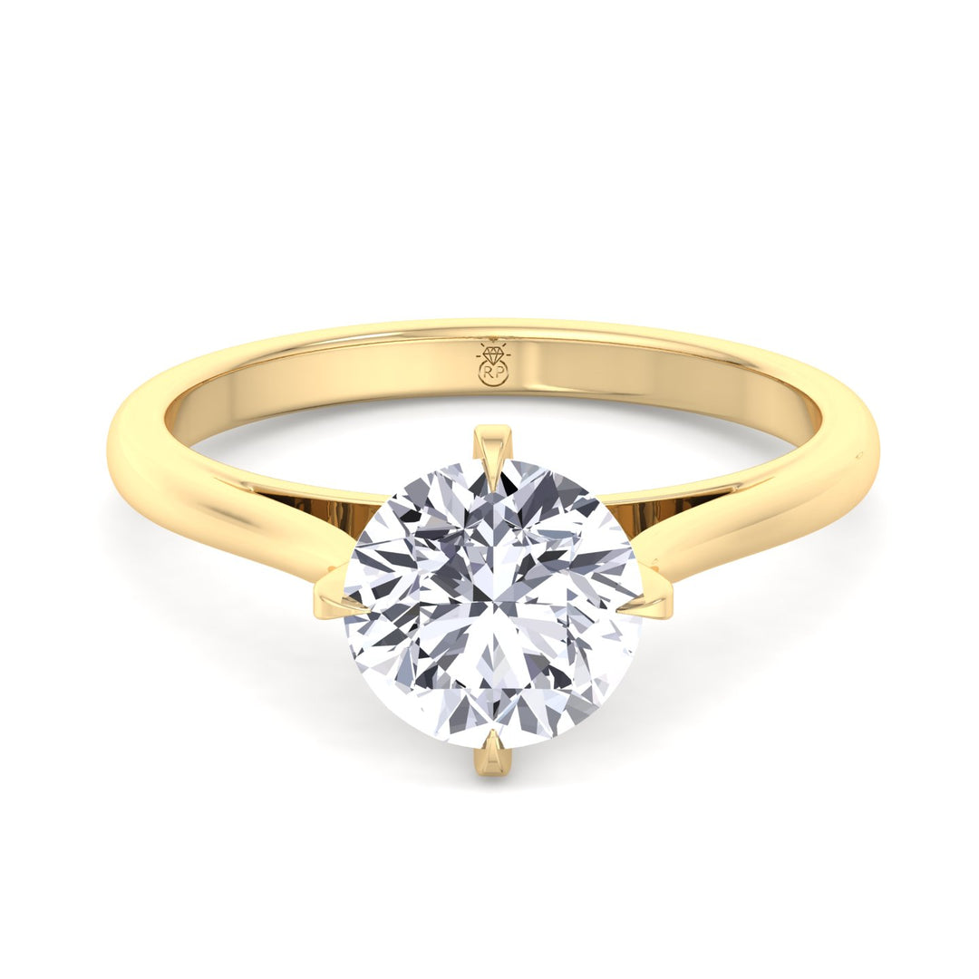 Round Cut Solitaire Engagement Ring