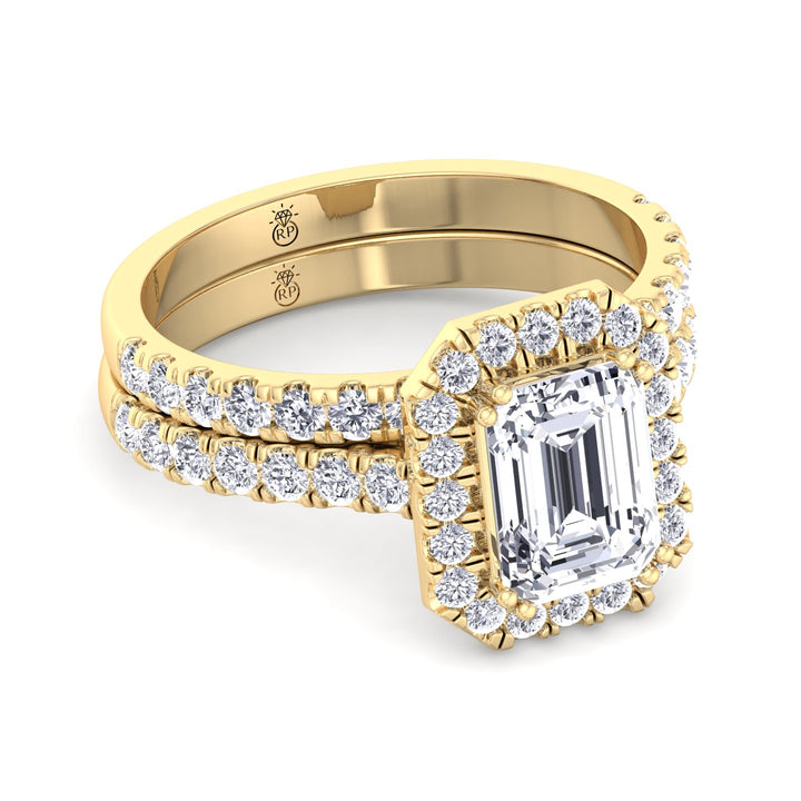 Matching Pave Wedding Band (0.47 CT)