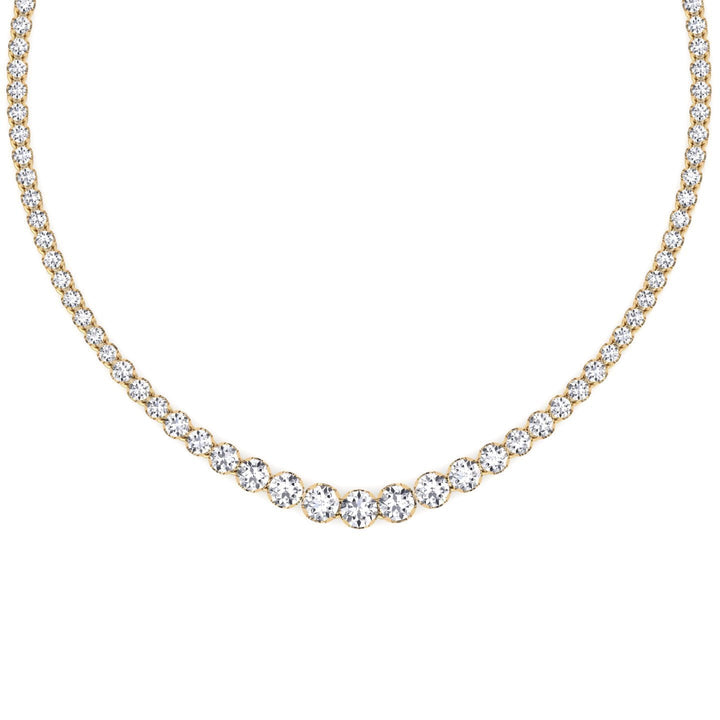 20 Carat Graduated Tennis Necklace