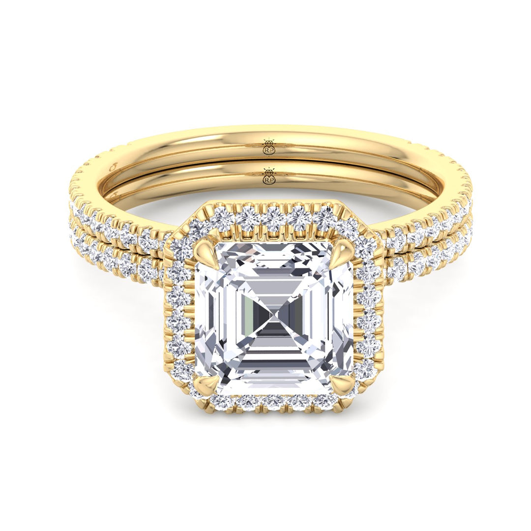 Matching Pave Wedding Band (0.34 CT)