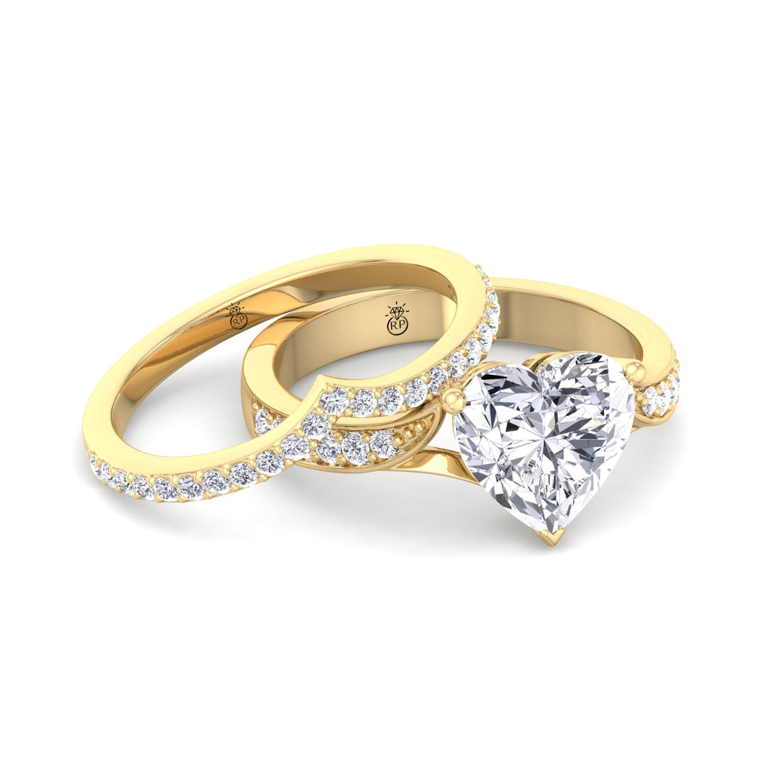 Matching Pave Wedding Band (0.17 CT)