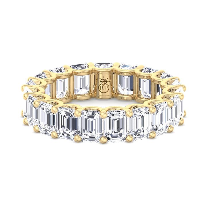 Emerald Cut Eternity Band - U Prong Setting