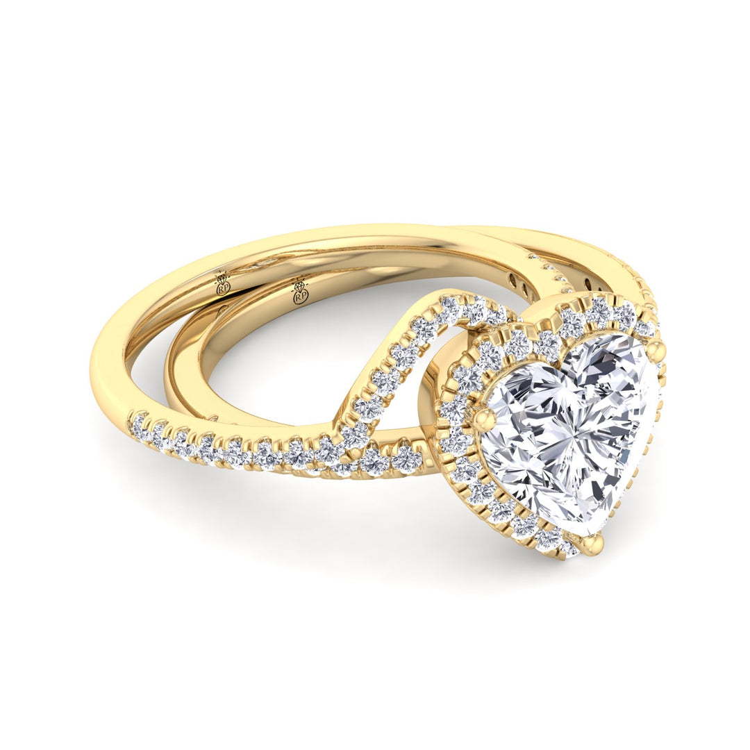 Curved Pave Wedding Band (0.21 CT)