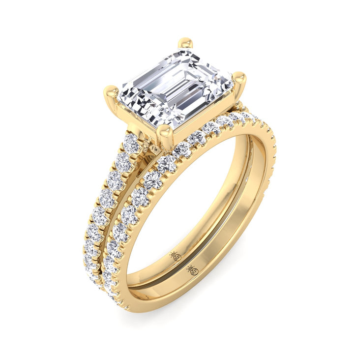 Matching Pave Wedding Band (0.30 CT)