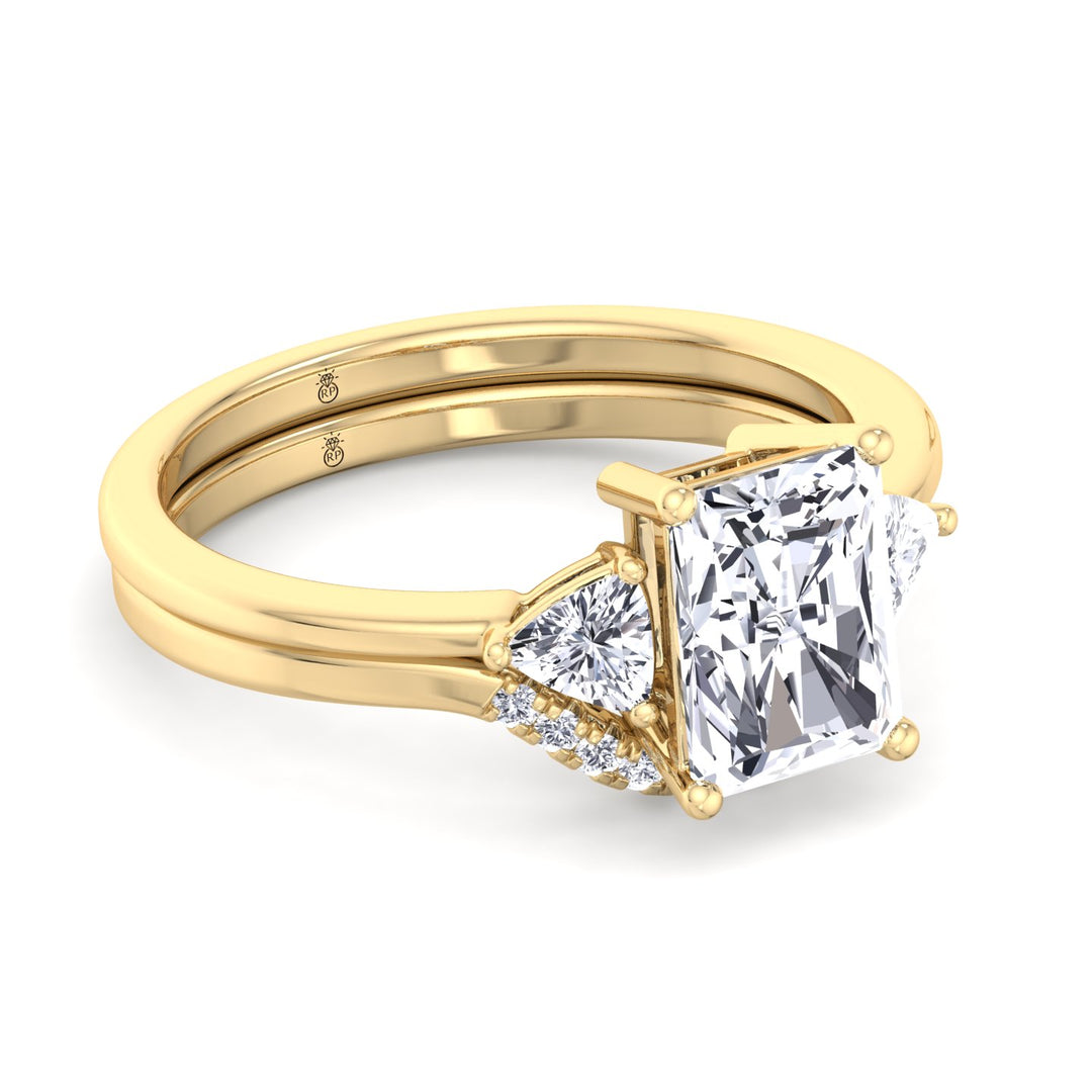 Wedding Band with Curve (0.025 CT)