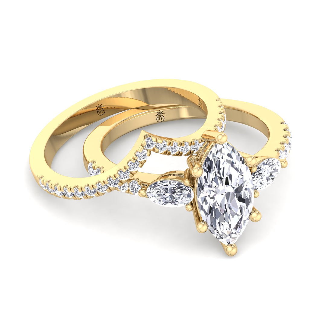 Matching Pave Wedding Band (0.17 CT)