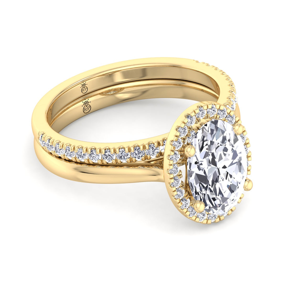 Matching Pave Wedding Band (0.16 CT)