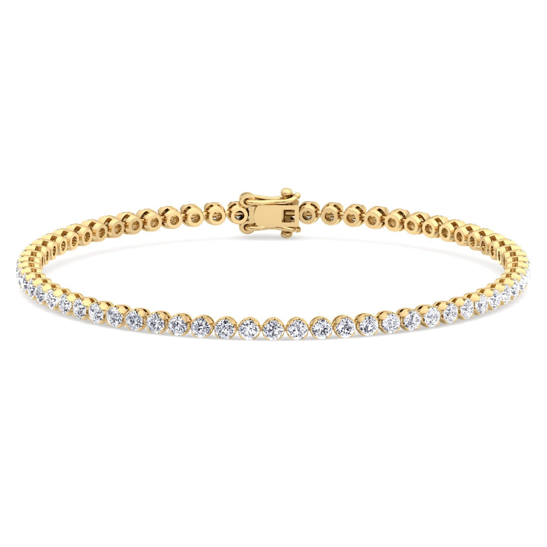 5CT Tennis Bracelet Round Cut