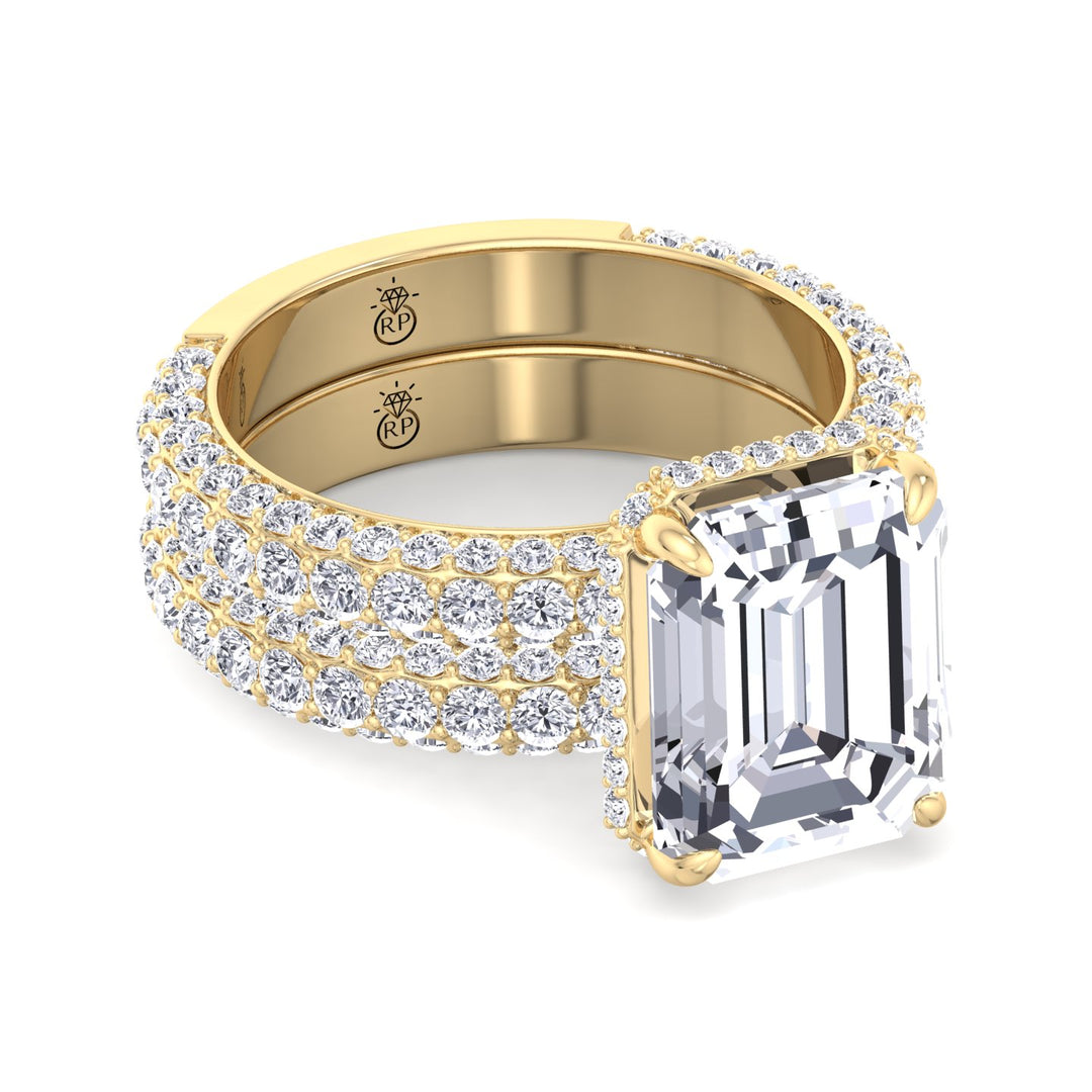Matching Pave Wedding Band (0.79 CT)