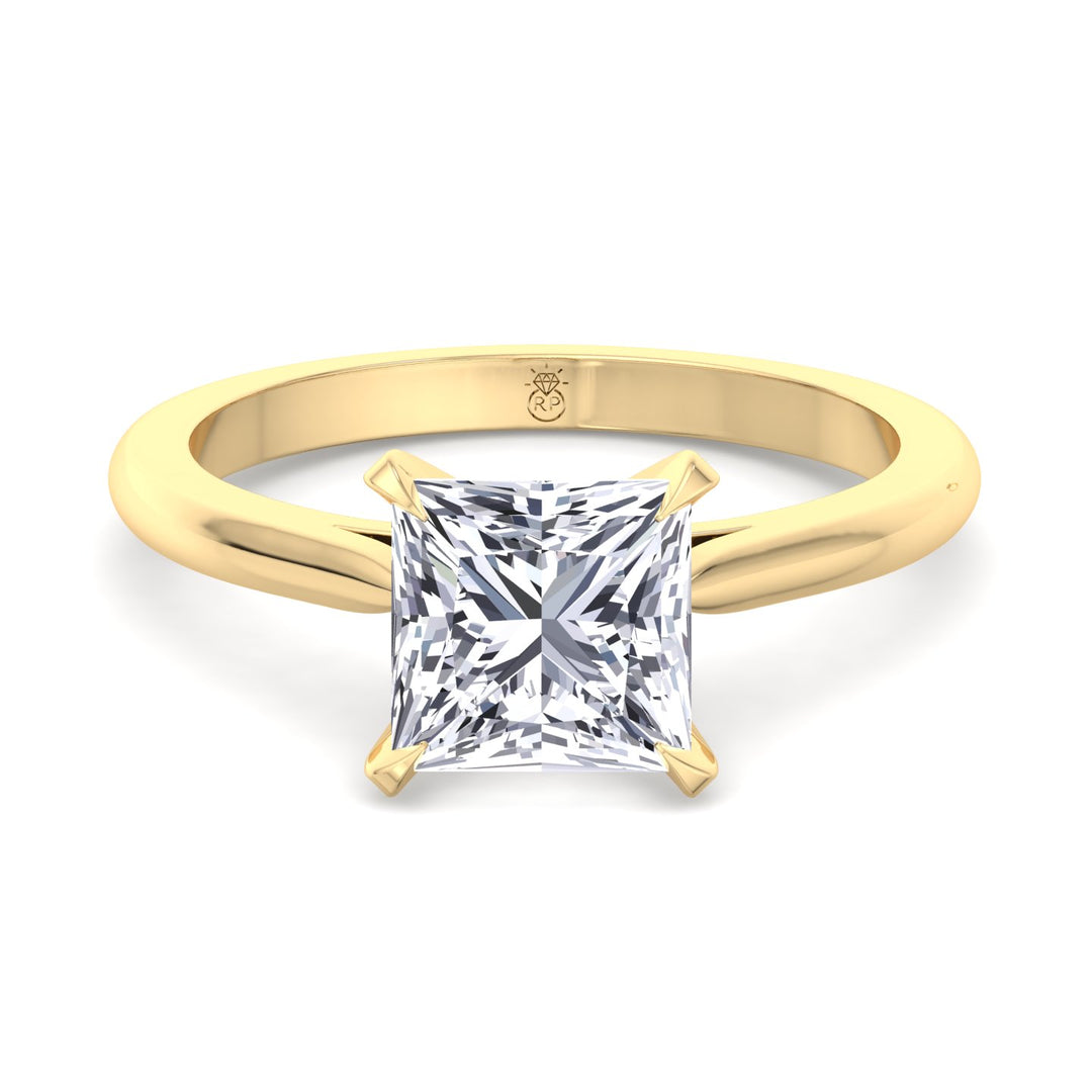 Princess Cut Solitaire Engagement Ring