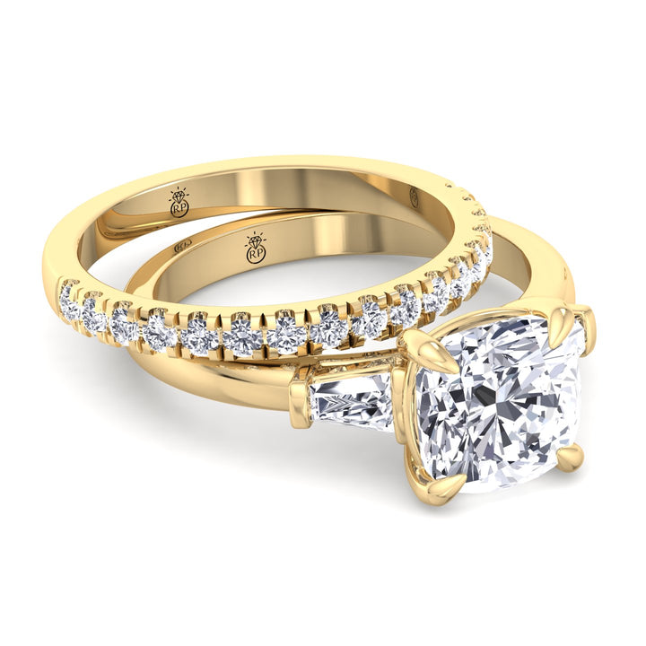Matching Pave Wedding Band (0.19 CT)