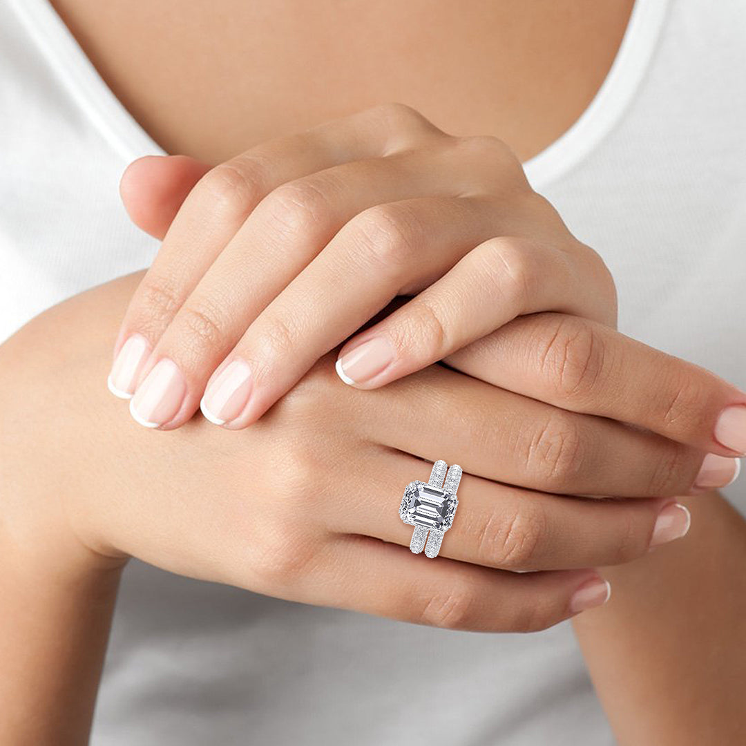 Matching Pave Wedding Band (0.79 CT)