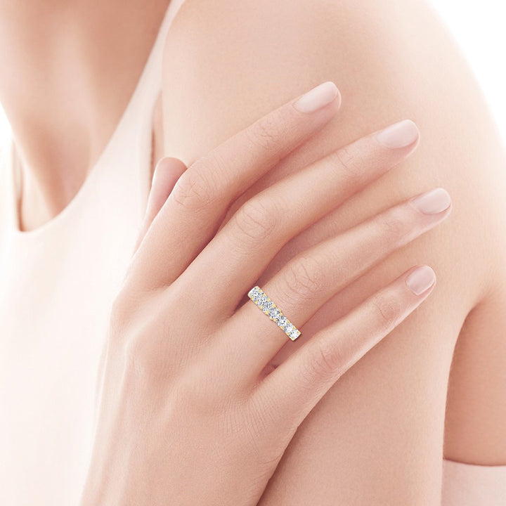 Double Shape - Oval &amp; Round Eternity Band
