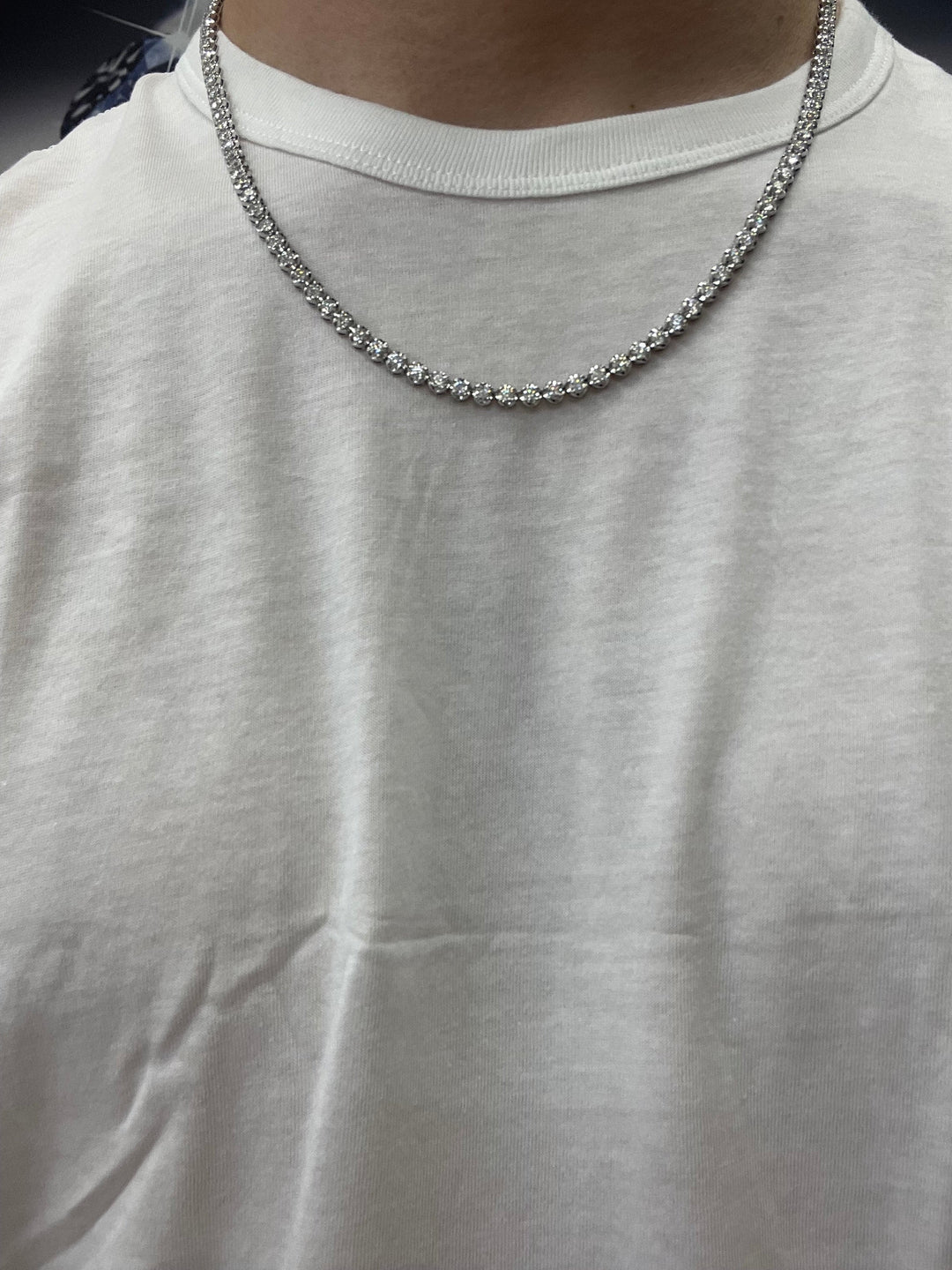 ( 20 Carats T.W ) Tennis Chain Men&