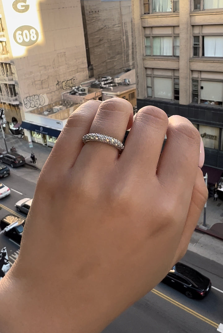Matching Pave Wedding Band (0.79 CT)
