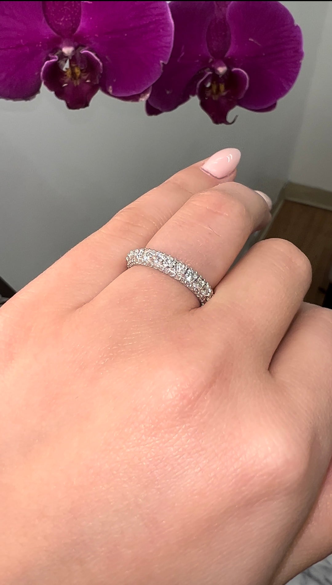 Matching Pave Wedding Band (0.79 CT)