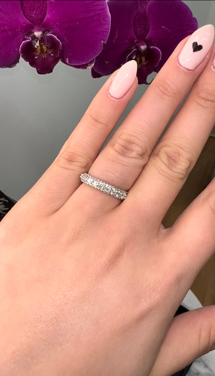 Matching Pave Wedding Band (0.79 CT)