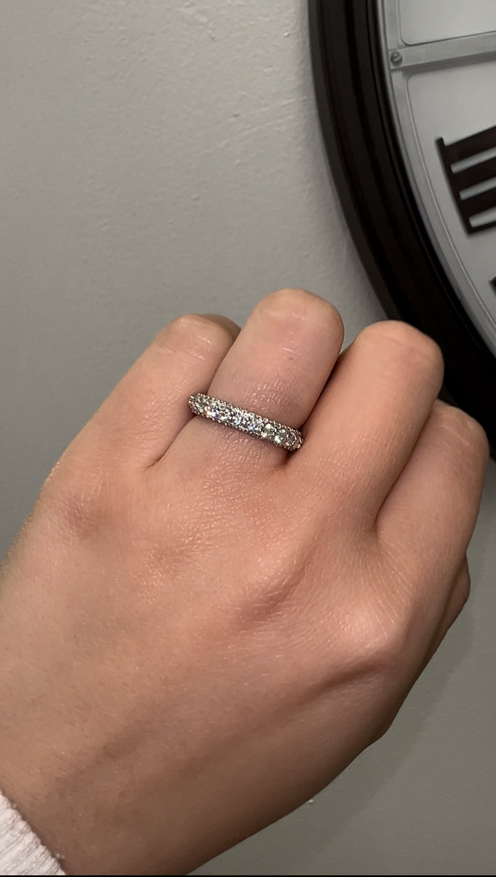Matching Pave Wedding Band (0.79 CT)