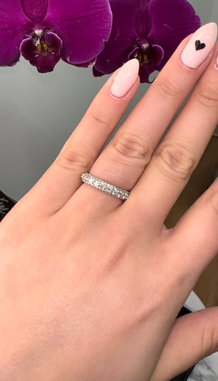 Matching Pave Wedding Band (0.79 CT)