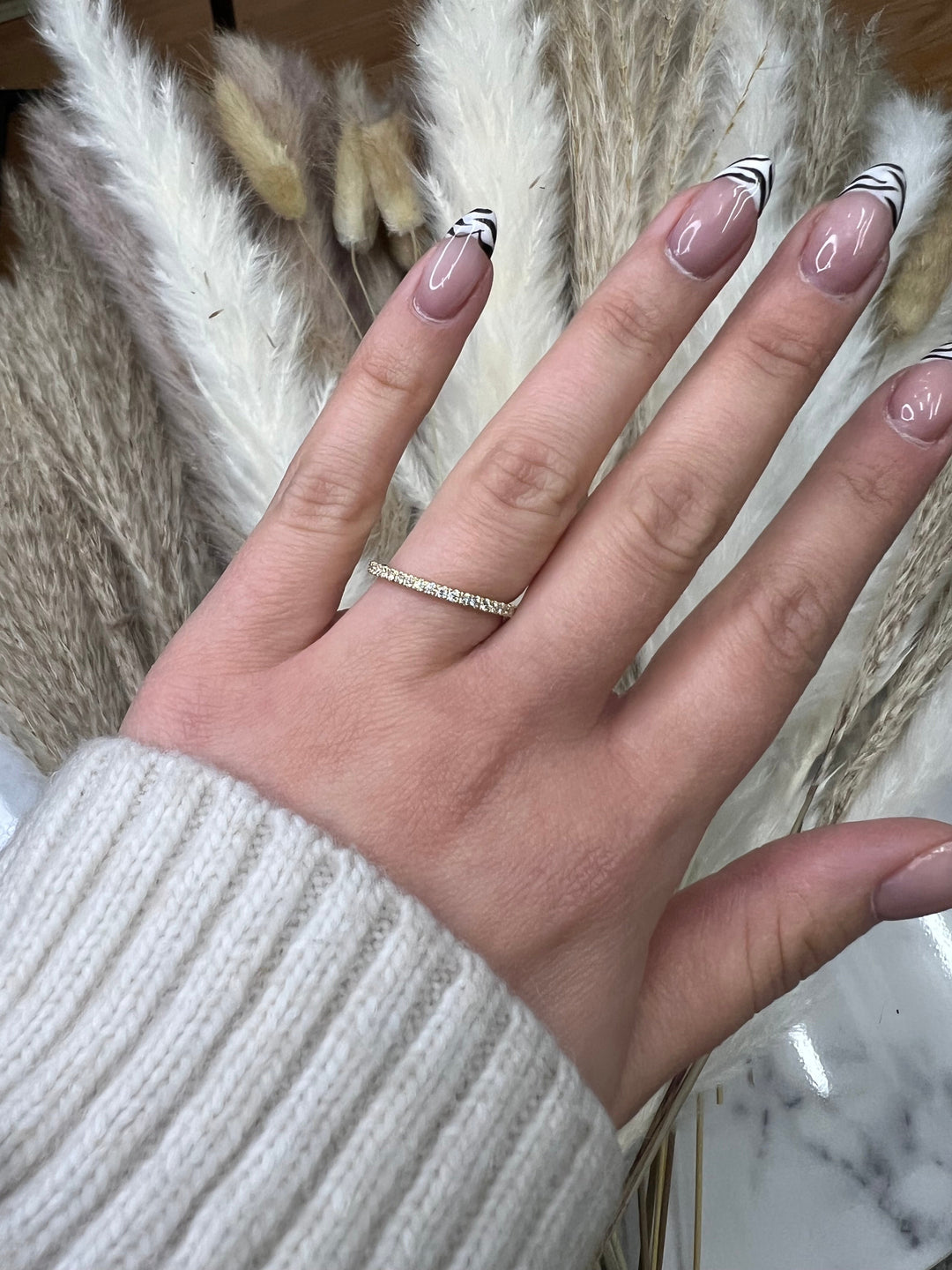 0.25ct Dainty Stackable Band