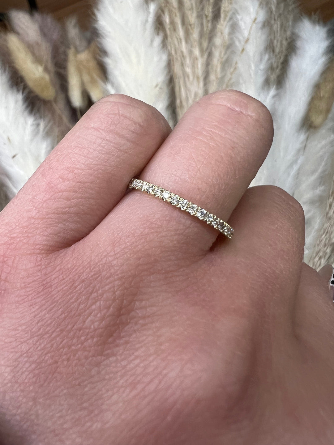 0.25ct Dainty Stackable Band