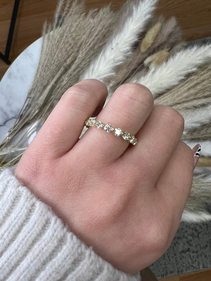 0.25ct Dainty Stackable Band