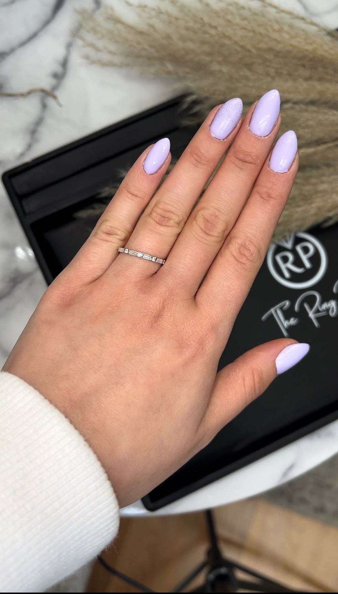 Baguette &amp; Round Cut Eternity Band