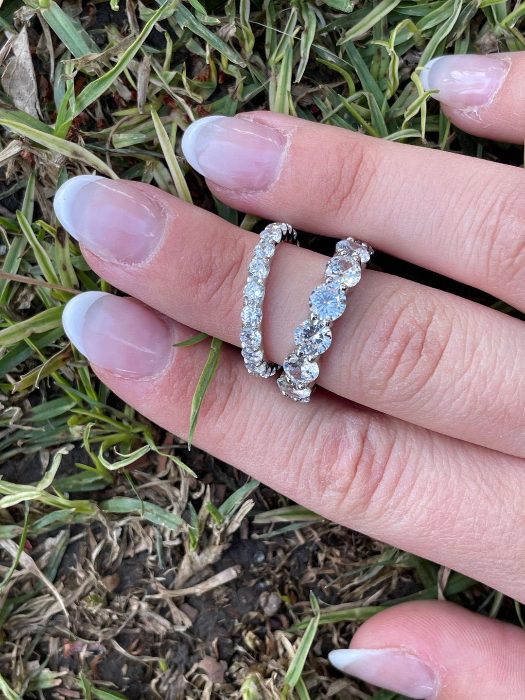 Classic Round Cut   Eternity Band