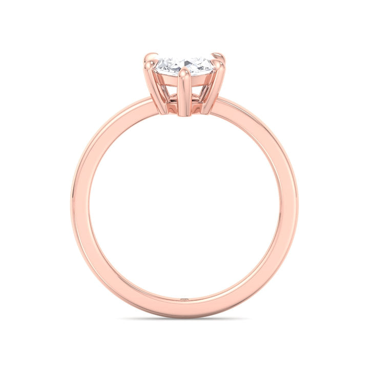Marquise Shape Solitaire Engagement Ring