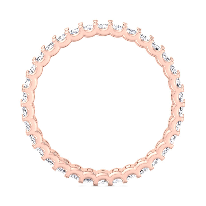 Baguette Cut Eternity Band in U Prong Setting