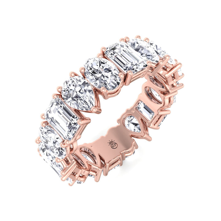 Multi Shape Eternity Band