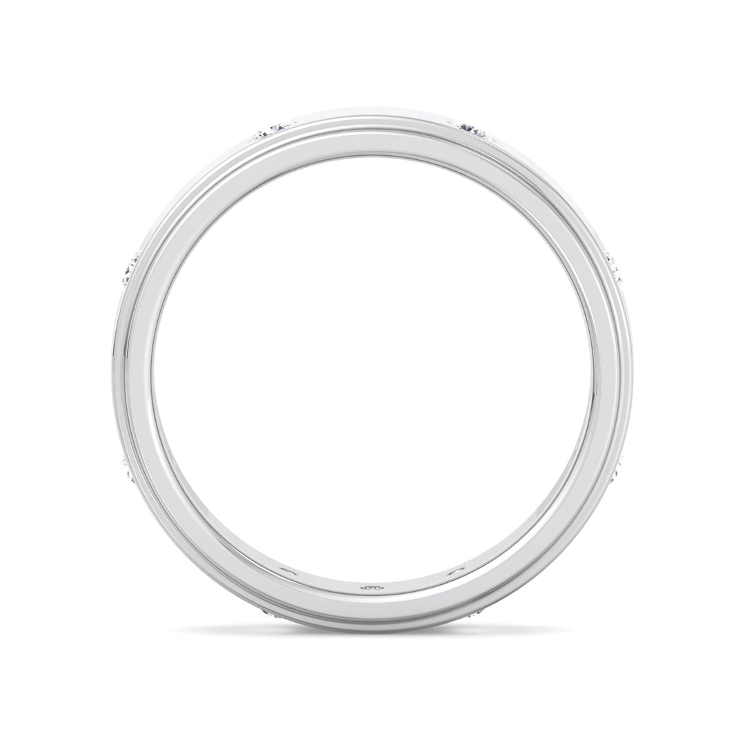 Vulcano - Men’s  Wedding Band 6mm ( .40ct)