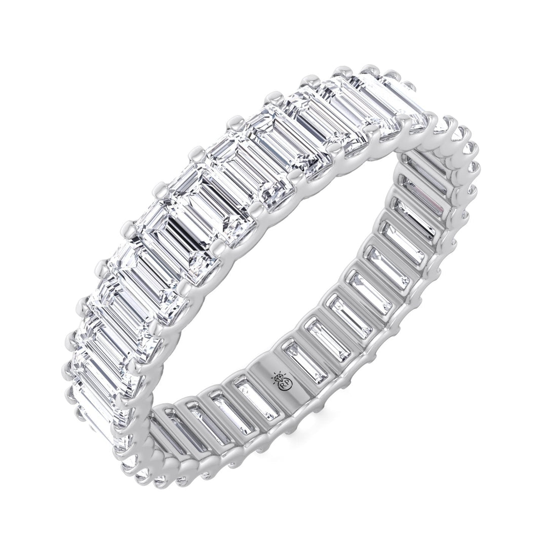 Baguette Cut Eternity Band in U Prong Setting