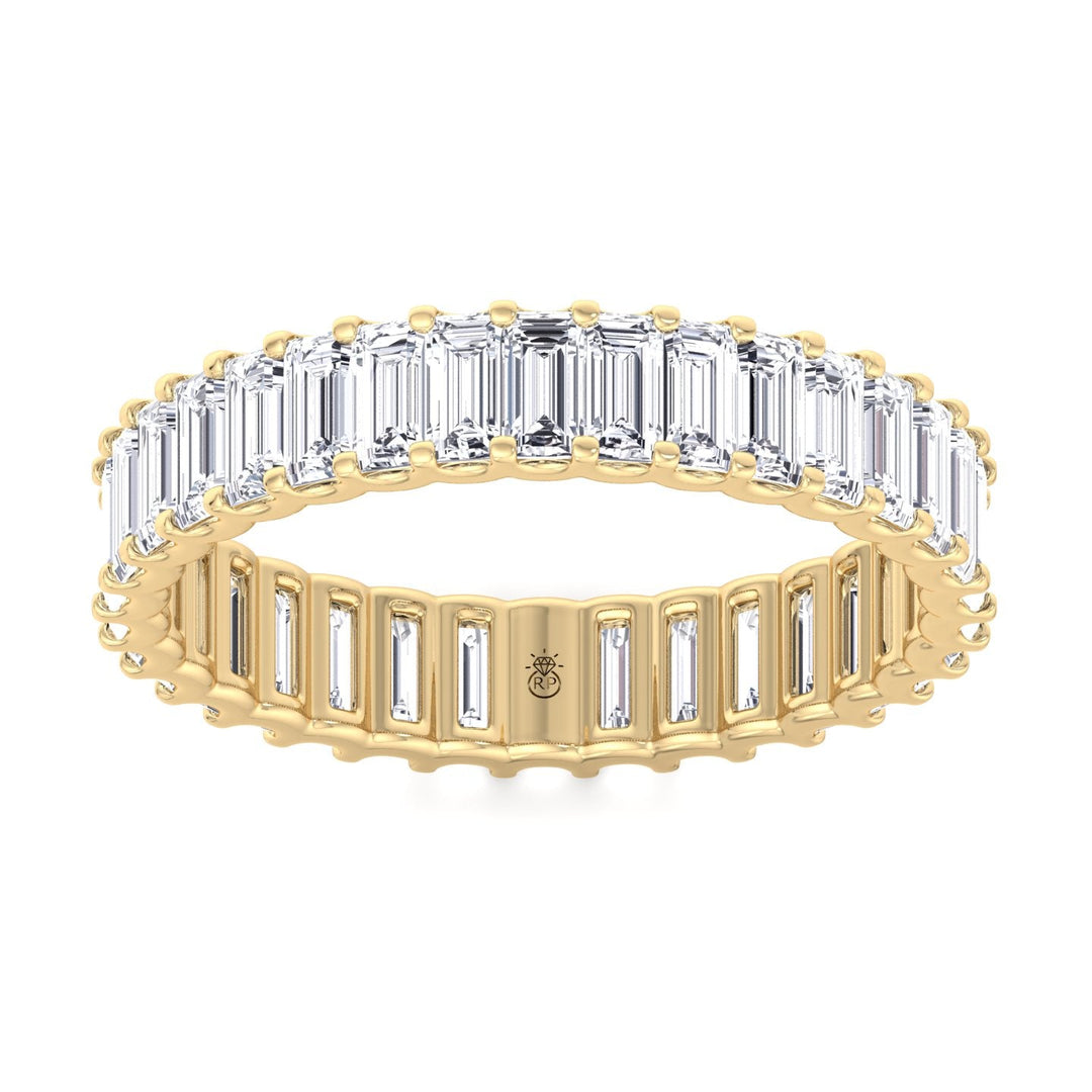 Baguette Cut Eternity Band in U Prong Setting