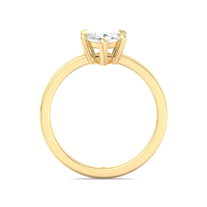 Marquise Shape Solitaire Engagement Ring